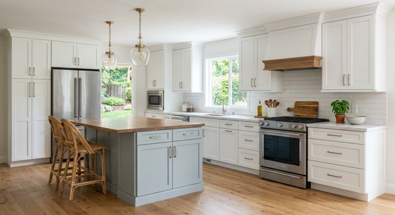 Kitchen Island Installation in Muncie, IN
