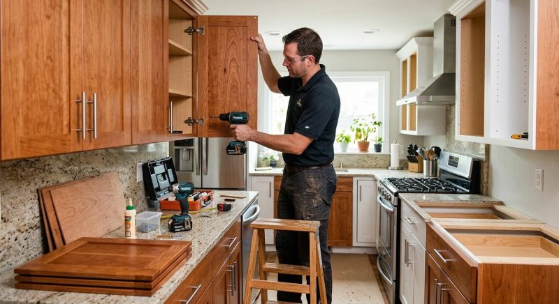 Kitchen Cabinets Refacing in Lafayette, IN