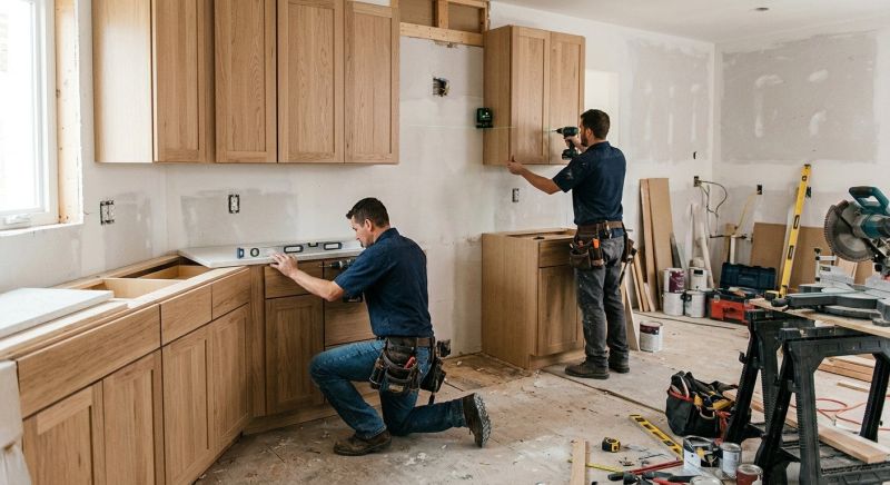 Rustic Cabinets Installation in Bloomington, IN