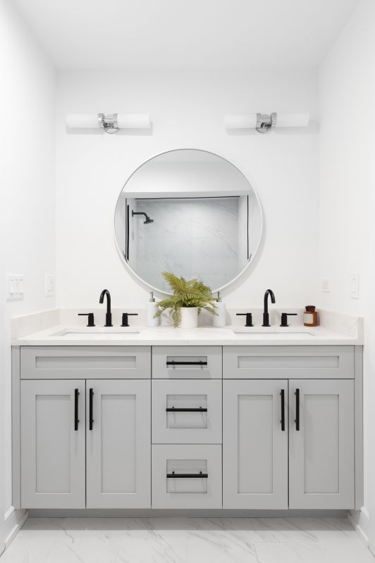 Double Vanity Installation